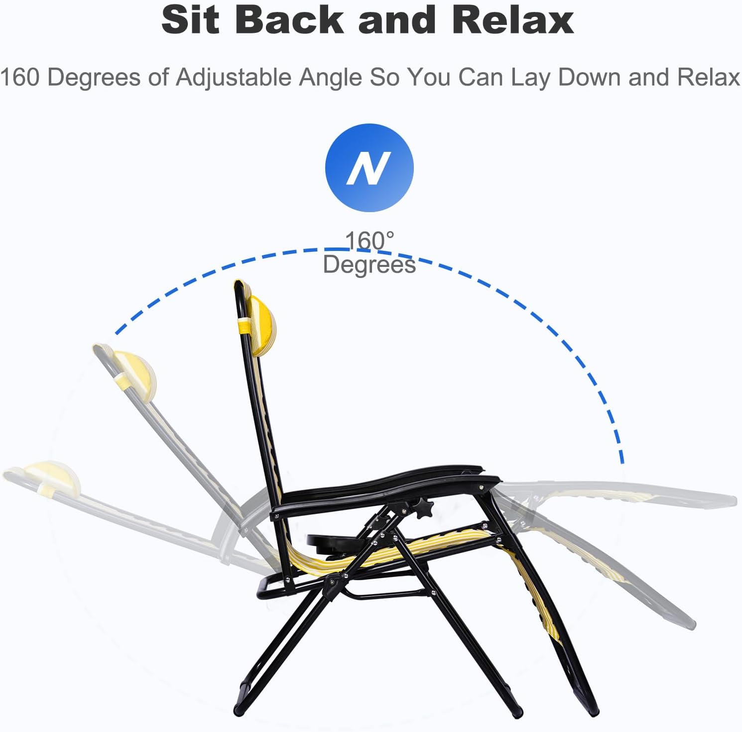 Relaxing Recliner Chair 🛋️ Adjustable Headrest & Comfortable Seating 💤 Perfect for Living Room, Patio & Home Lounge