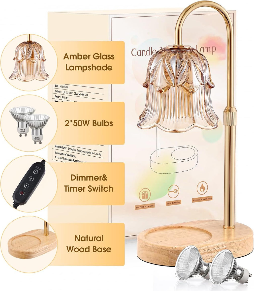 🕯️✨ CozyGlow Candle Warmer Lamp 🌙💡