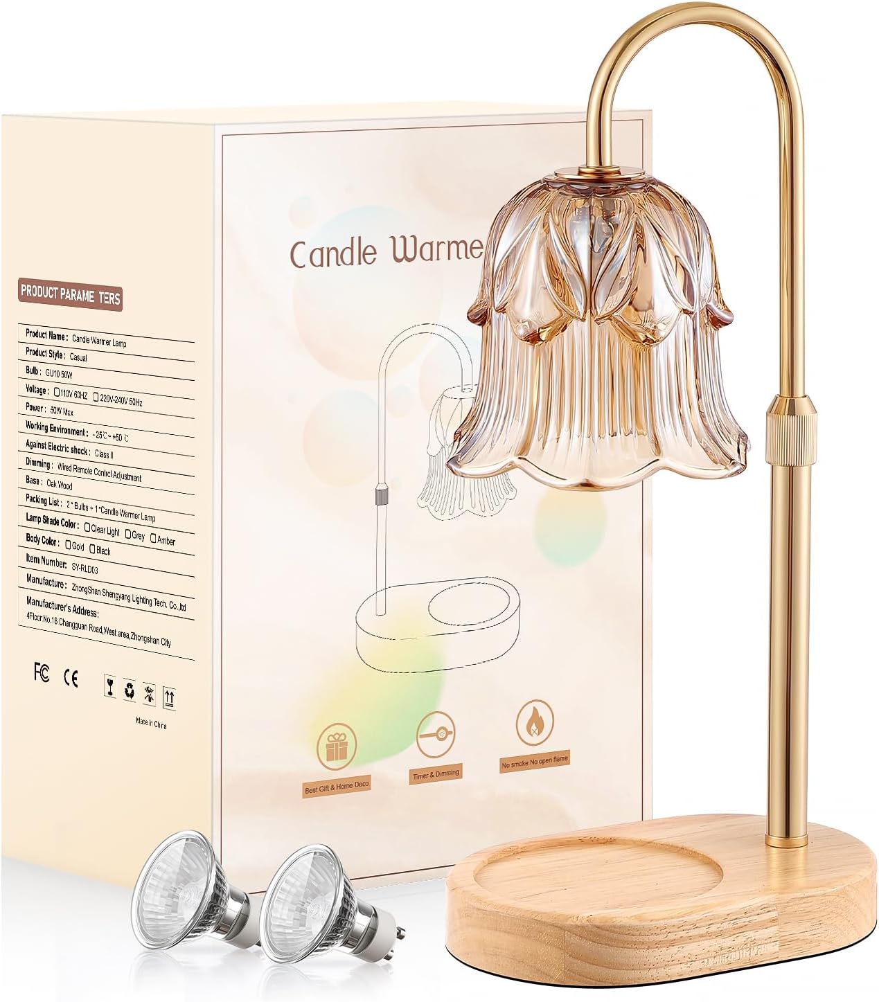 🕯️✨ CozyGlow Candle Warmer Lamp 🌙💡