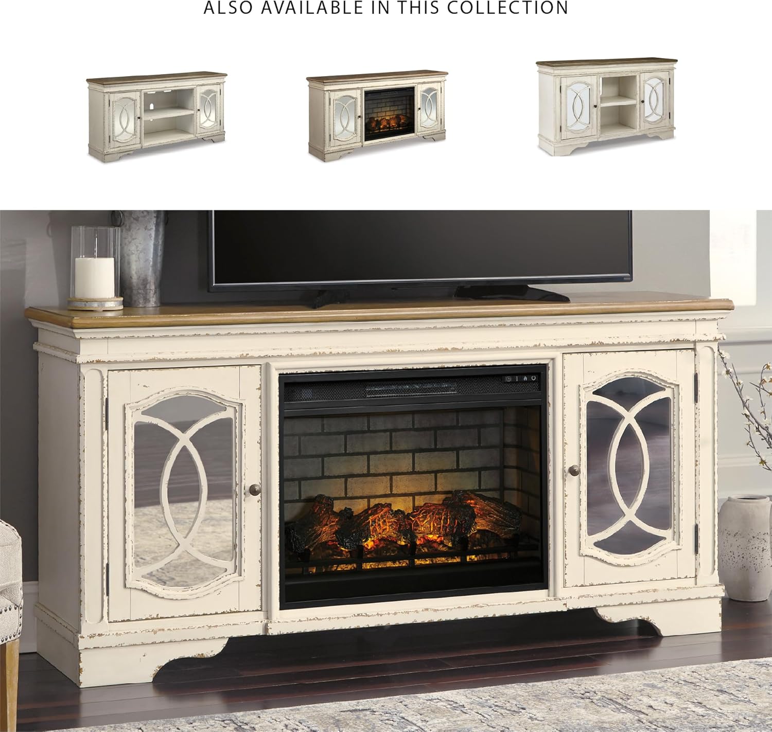 Electric Fireplace Heater with Remote 🔥 Stylish Modern Home Heater & Cozy Ambiance – Adjustable Flame & Heat Settings, Perfect for Living Room, Bedroom, or Office