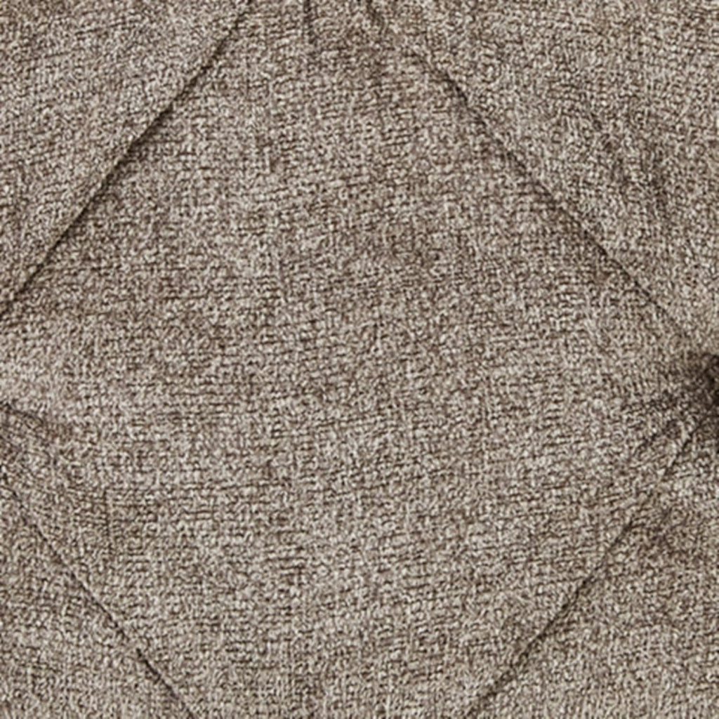 Traditional Tufted California King Bed 🛏️ Elegant Upholstered Panel, Plush Comfort – Dark Brown & Beige