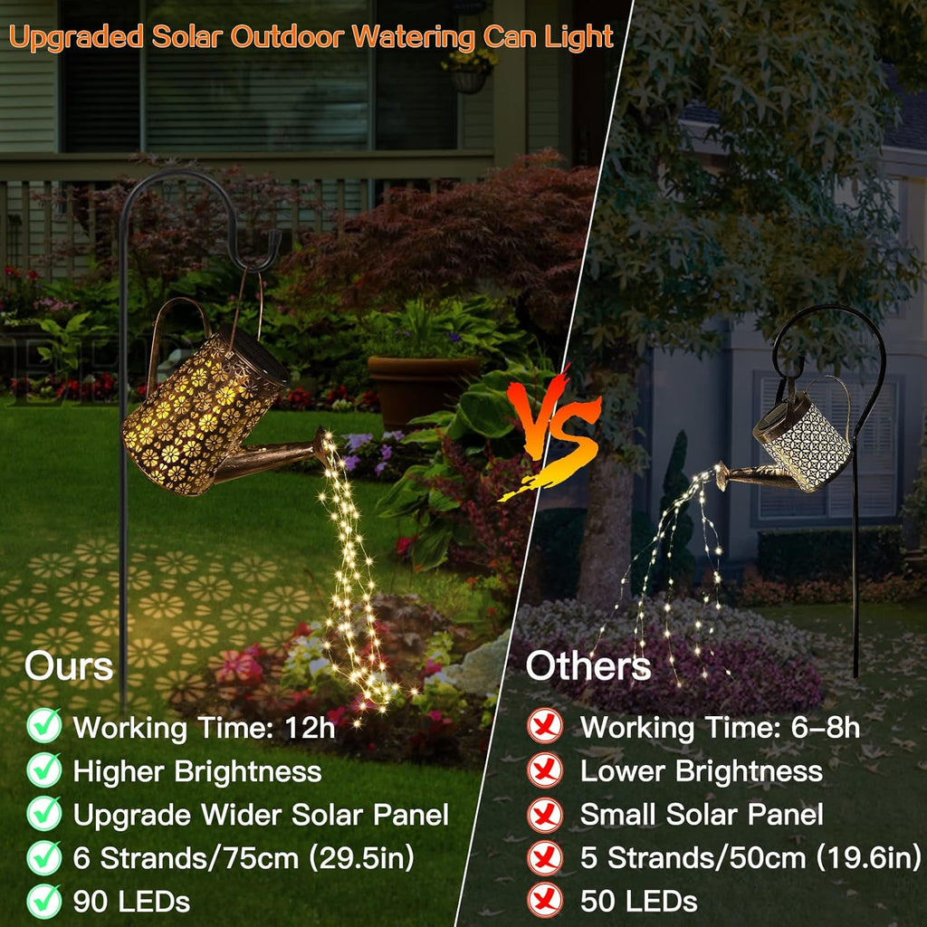 Solar Watering Can Lanterns – Outdoor Garden Lights 🌞 Waterproof Hanging Decor for Yard, Patio & Pathway ✨ Perfect Gift for Garden Lovers
