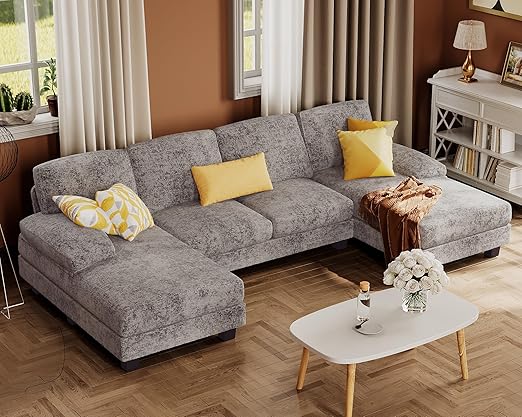 U-Shaped Sectional Sofa Couch – Modern Comfort for Living Room, Apartment & Home 🛋️ Cozy, Spacious & Stylish Seating